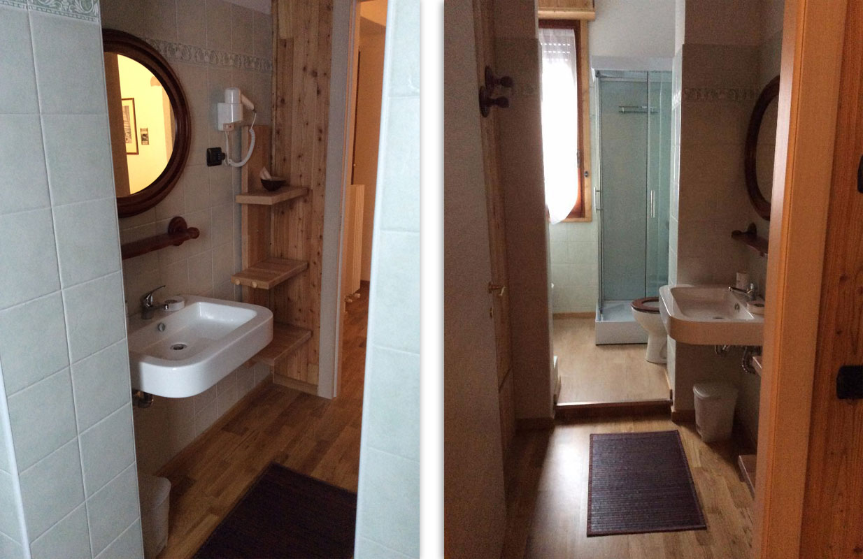 B&B Ca' Lina - bagno privato con doccia